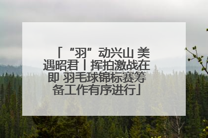 “羽”动兴山 美遇昭君丨挥拍激战在即 羽毛球锦标赛筹备工作有序进行