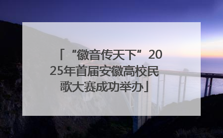 “徽音传天下”2025年首届安徽高校民歌大赛成功举办