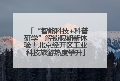 “智能科技+科普研学”解锁假期新体验！北京经开区工业科技旅游热度攀升