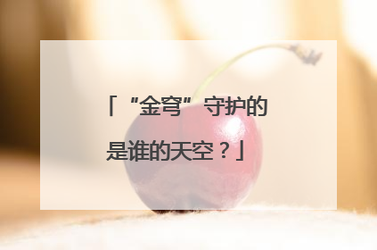 “金穹”守护的是谁的天空？