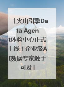 火山引擎Data Agent体验中心正式上线！企业级AI数据专家触手可及