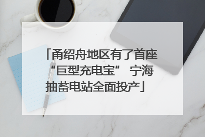 甬绍舟地区有了首座“巨型充电宝” 宁海抽蓄电站全面投产