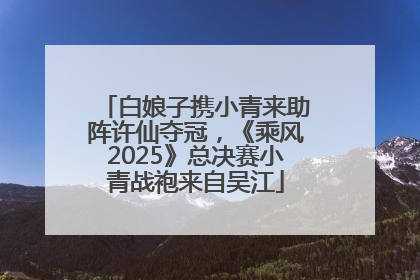 白娘子携小青来助阵许仙夺冠，《乘风2025》总决赛小青战袍来自吴江
