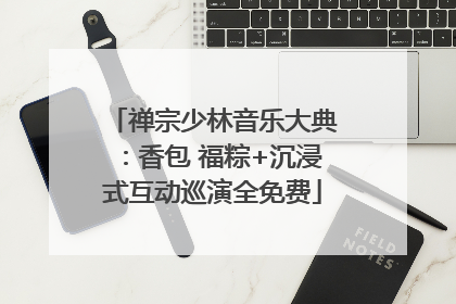 禅宗少林音乐大典：香包 福粽+沉浸式互动巡演全免费