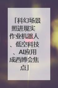 科幻场景照进现实 作业机器人、低空科技、AI应用成西博会焦点