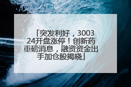 突发利好，300324开盘涨停！创新药重磅消息，融资资金出手加仓股揭晓