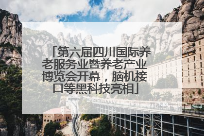 第六届四川国际养老服务业暨养老产业博览会开幕，脑机接口等黑科技亮相