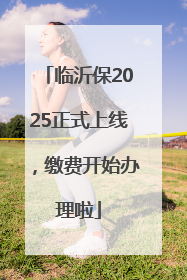 临沂保2025正式上线，缴费开始办理啦