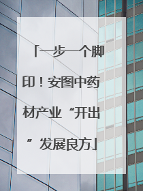一步一个脚印！安图中药材产业“开出”发展良方