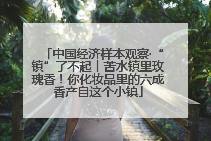 中国经济样本观察·“镇”了不起丨苦水镇里玫瑰香！你化妆品里的六成香产自这个小镇