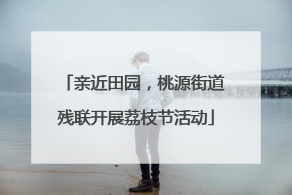 亲近田园，桃源街道残联开展荔枝节活动