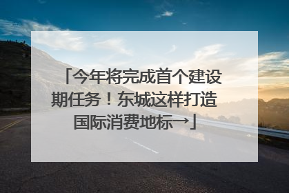 今年将完成首个建设期任务！东城这样打造国际消费地标→