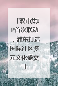 双市集IP首次联动，浦东打造国际社区多元文化盛宴