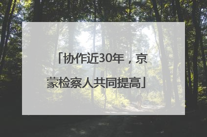 协作近30年，京蒙检察人共同提高