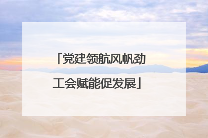 党建领航风帆劲 工会赋能促发展