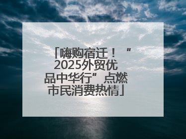 嗨购宿迁！“2025外贸优品中华行”点燃市民消费热情