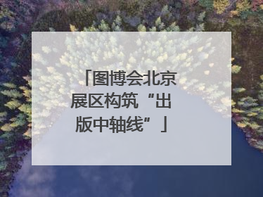 图博会北京展区构筑“出版中轴线”