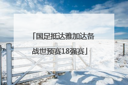 国足抵达雅加达备战世预赛18强赛