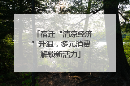 宿迁“清凉经济”升温，多元消费解锁新活力