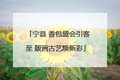 宁县 香包盛会引客至 版画古艺焕新彩