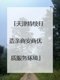 天津持续打造亲商安商优质服务环境