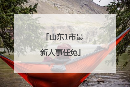 山东1市最新人事任免