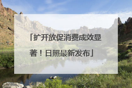扩开放促消费成效显著！日照最新发布