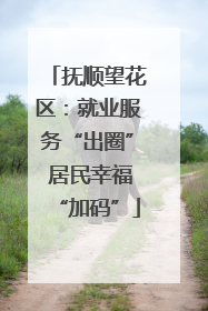 抚顺望花区：就业服务“出圈” 居民幸福“加码”