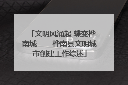 文明风涌起 蝶变桦南城——桦南县文明城市创建工作综述