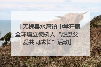 无棣县水湾镇中学开展全环境立德树人“感恩父爱共同成长”活动