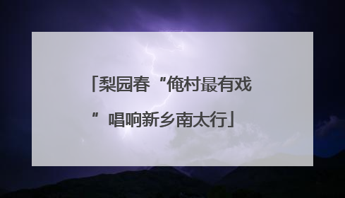 梨园春“俺村最有戏”唱响新乡南太行