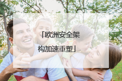 欧洲安全架构加速重塑