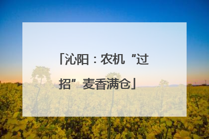 沁阳：农机“过招”麦香满仓