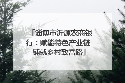 淄博市沂源农商银行：赋能特色产业链 铺就乡村致富路