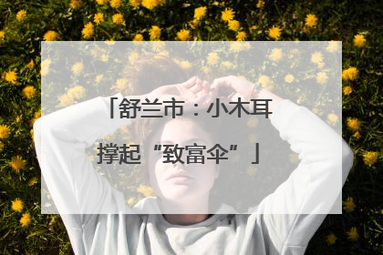 舒兰市：小木耳撑起“致富伞”