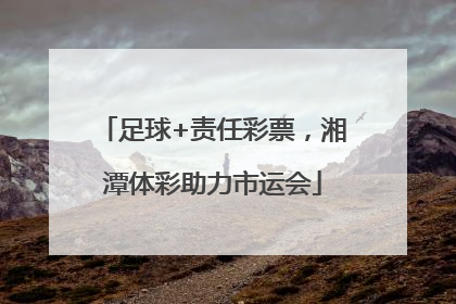 足球+责任彩票，湘潭体彩助力市运会
