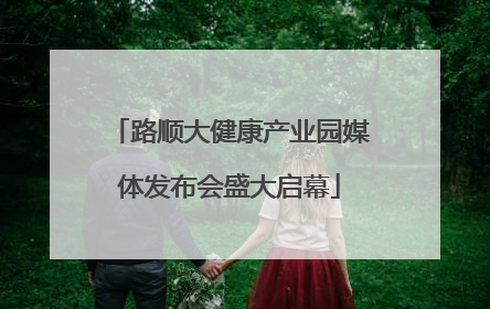 路顺大健康产业园媒体发布会盛大启幕