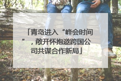 青岛进入“峰会时间”，敞开怀抱邀跨国公司共谋合作新局
