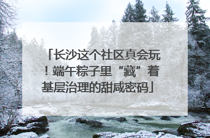 长沙这个社区真会玩！端午粽子里“藏”着基层治理的甜咸密码