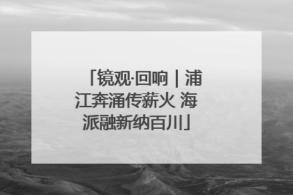 镜观·回响｜浦江奔涌传薪火 海派融新纳百川
