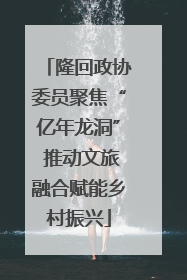 隆回政协委员聚焦“亿年龙洞” 推动文旅融合赋能乡村振兴