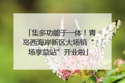 集多功能于一体！青岛西海岸新区大场镇“场享益站”开业啦