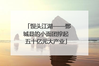馒头江湖——鄄城县的小面团撑起五十亿元大产业