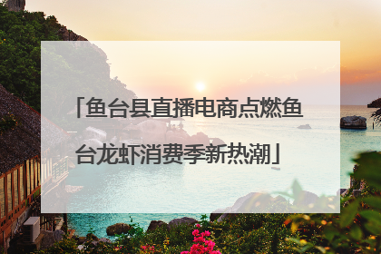 鱼台县直播电商点燃鱼台龙虾消费季新热潮