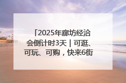 2025年廊坊经洽会倒计时3天｜可逛、可玩、可购，快来6街16巷逛市集