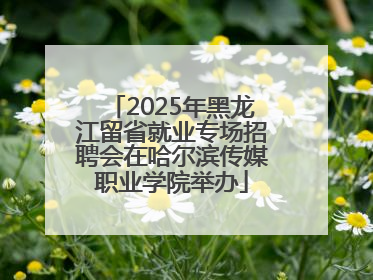 2025年黑龙江留省就业专场招聘会在哈尔滨传媒职业学院举办