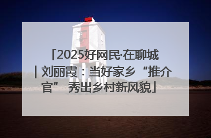 2025好网民·在聊城｜刘丽霞：当好家乡“推介官” 秀出乡村新风貌