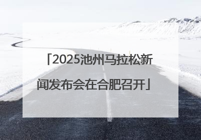 2025池州马拉松新闻发布会在合肥召开