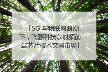 5G 与物联网浪潮下，飞骧科技以射频前端芯片技术突围市场
