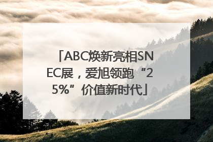 ABC焕新亮相SNEC展，爱旭领跑“25%”价值新时代